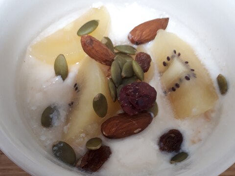 シナモン!キウイヨーグルト